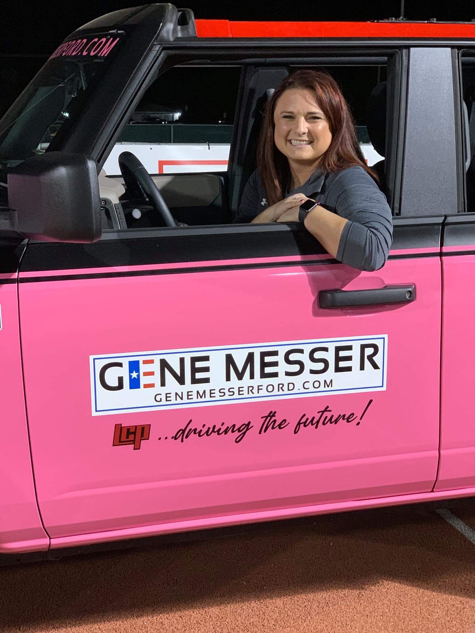 October Gene Messer Ford Lubbock Driving the Future award!