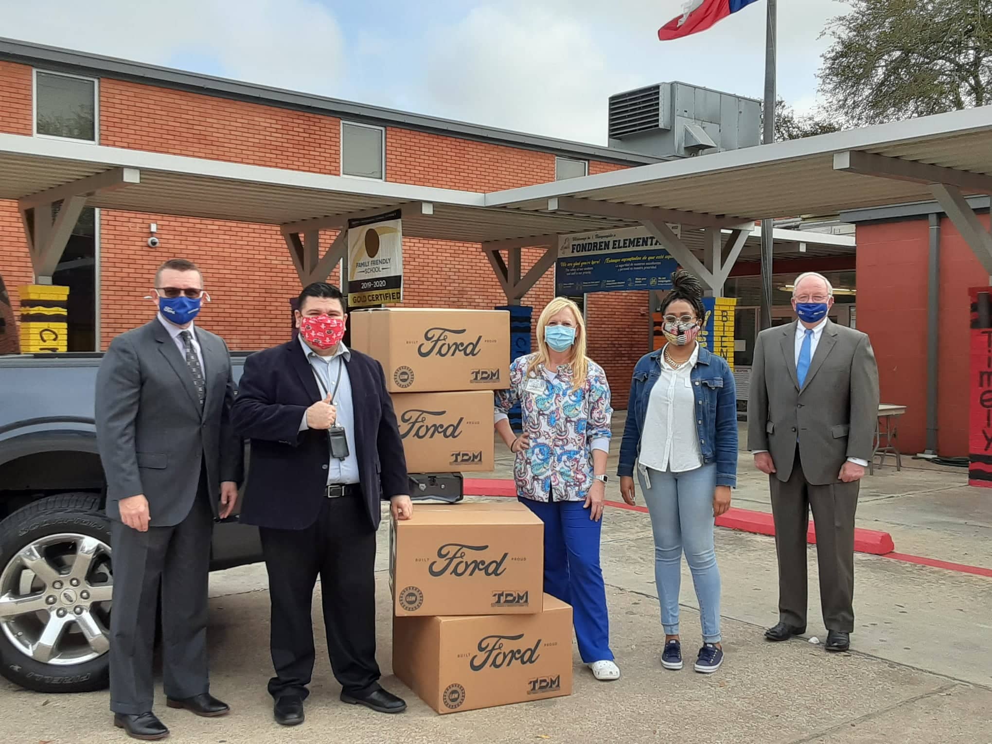 Ford Initiative Donates PPE Masks to Local Schools