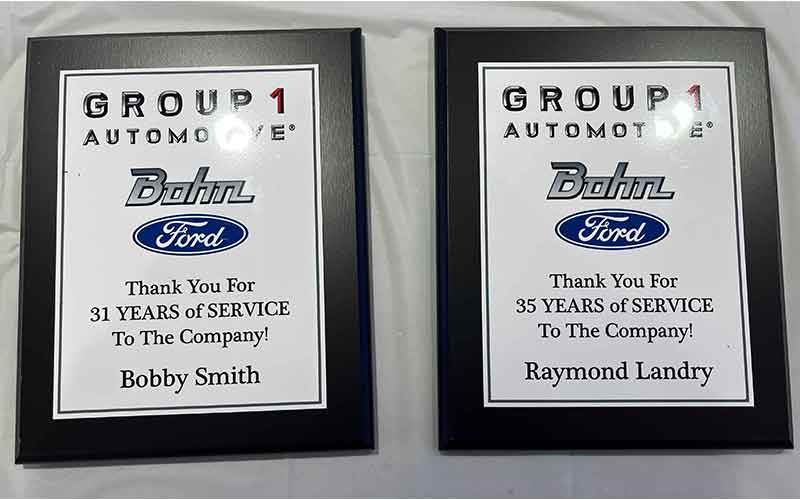 Bohn Ford Recognize 3 Employees
