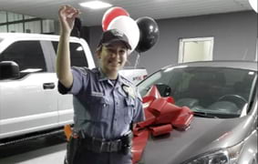 Maxwell Ford Teams up with Austin Police Department to Donate a Car!