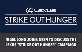 Lexus of Manchester Supporting the Lexus Strike Out Hunger Program