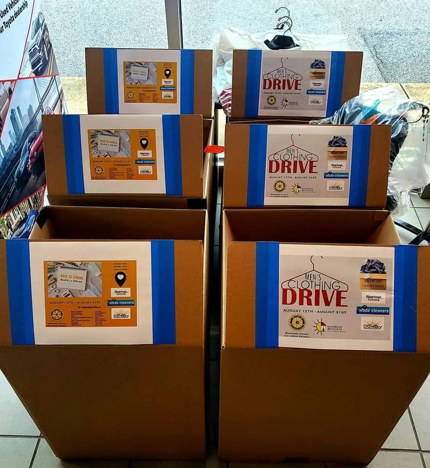 Rivertown Toyota Clothes Donation Drive